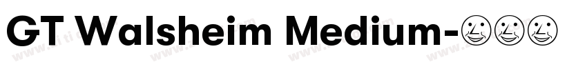GT Walsheim Medium字体转换